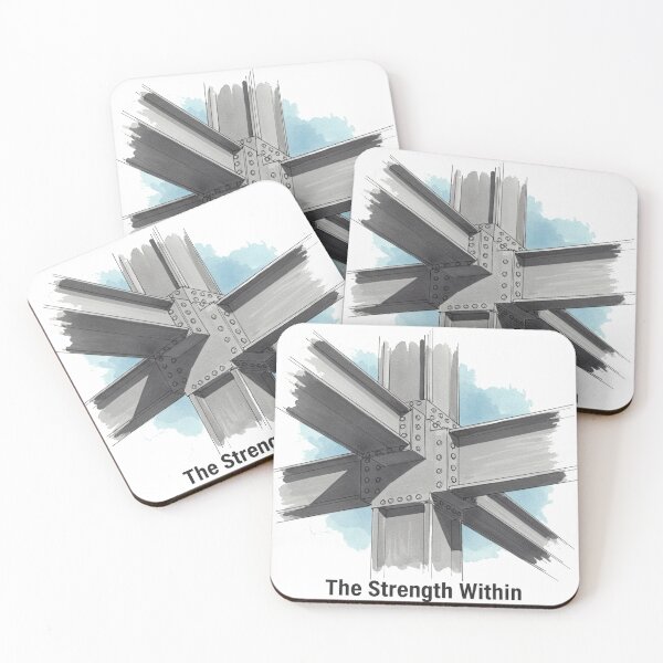 Item preview, Structural Engineer Abstract Art - Inner Strength designed and sold by Craft Ctyle.