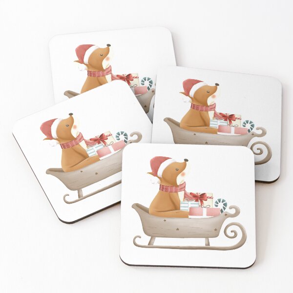 Item preview, Santa Claus the fox gives out presents designed and sold by poonzapoon.