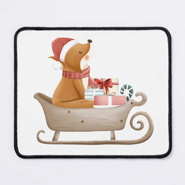 Item preview, Santa Claus the fox gives out presents designed and sold by poonzapoon.