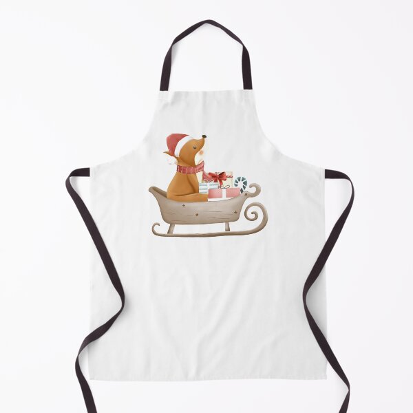 Item preview, Santa Claus the fox gives out presents designed and sold by poonzapoon.