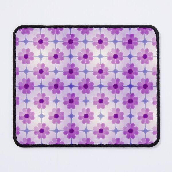 Item preview, Retro Purple Daisies Print designed and sold by KiwiArtistDK.