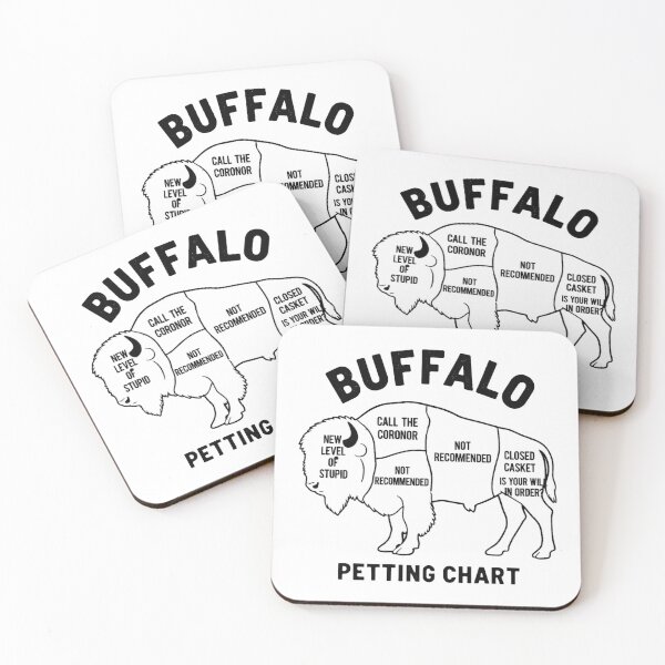 Item preview, Do Not Pet The Fluffy Cows Yellowstone Adventure Buffalo Bison Resist Stay Wild designed and sold by SkeletonsDanger.