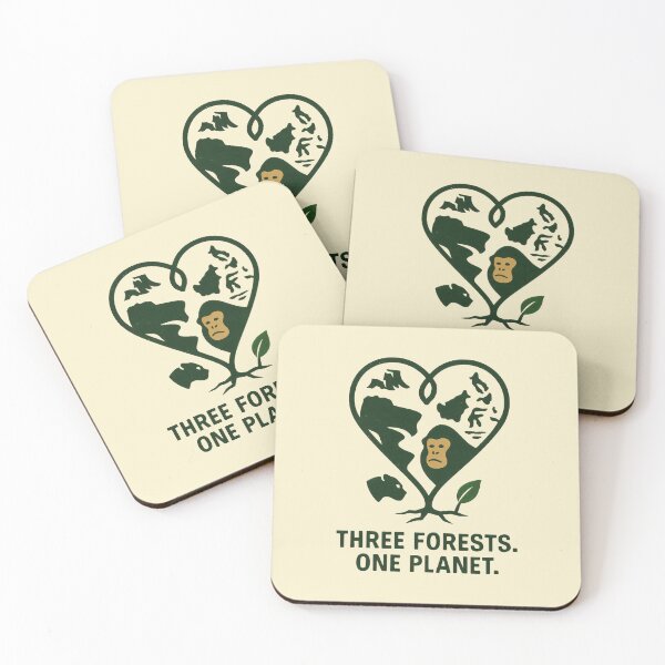 Item preview, Planetary Conservation Emblem with Forest and Animal Motifs designed and sold by SplashTastic.