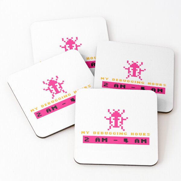 Item preview, My Debugging Hours Are 2 AM – 4 AM – Late-Night Coder Design for Programmers designed and sold by Ani-24.