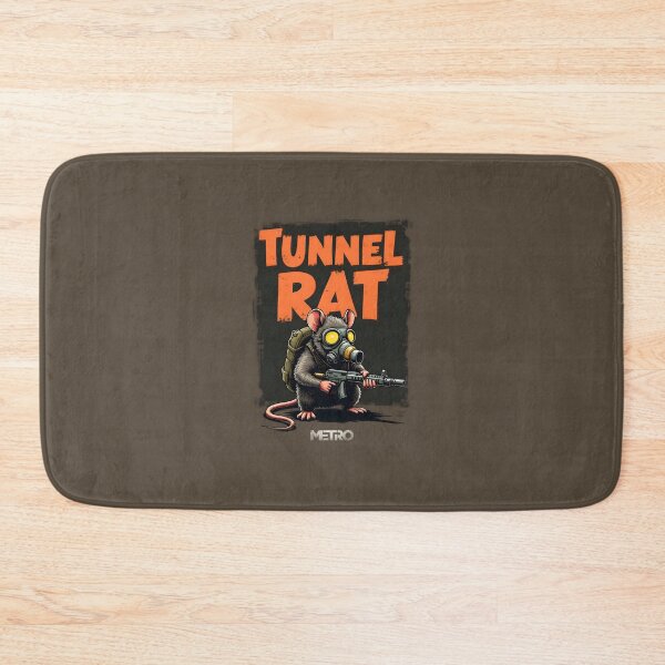 Item preview, Metro Tunnel Rat - Gamer Art for FPS Wasteland Fans designed and sold by SlightlyUnreal.