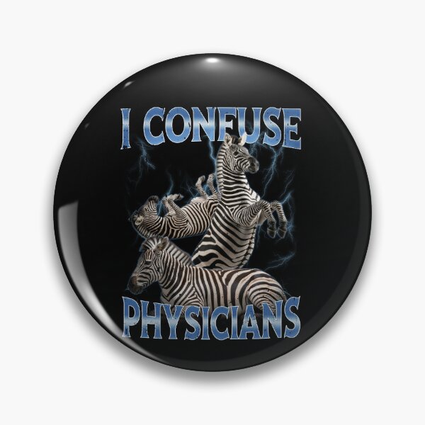 Item preview, I Confuse Physicians Zebra Ribbon Rare Disease Awareness designed and sold by elderberry.