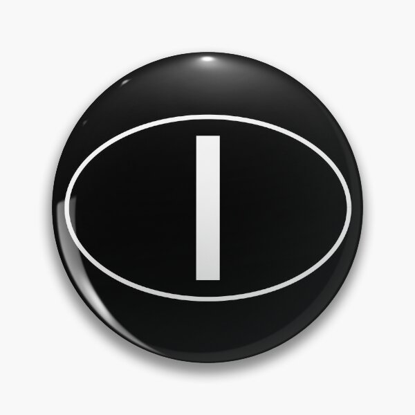 Item preview, Italian Country Code - Badge -White On Black - Italia designed and sold by Racing Stripes Only.