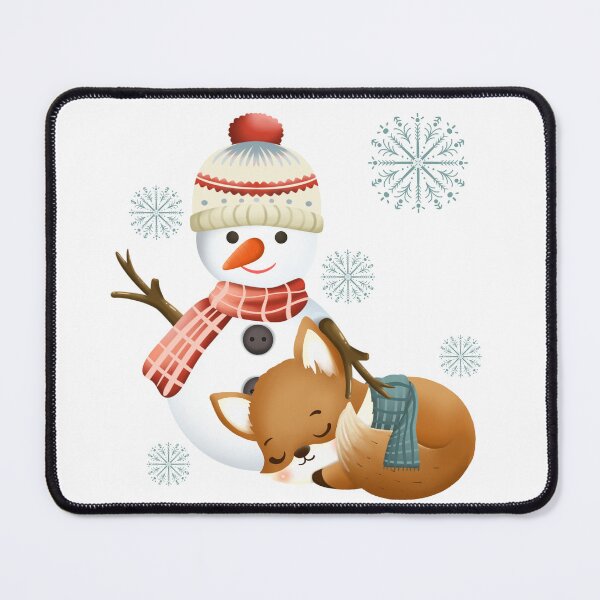 Item preview, santa fox and snowman friend designed and sold by poonzapoon.
