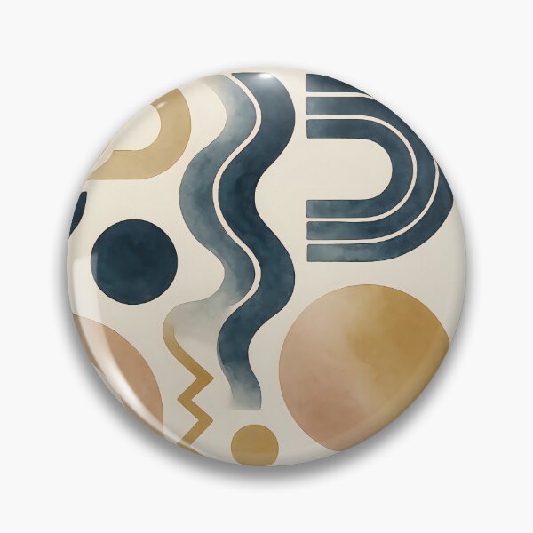 Item preview, Mid Century Modern Abstract Geometric Retro Design Art designed and sold by PinUpPizzazz.