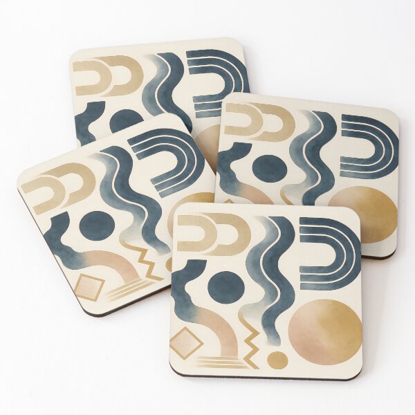 Item preview, Mid Century Modern Abstract Geometric Retro Design Art designed and sold by PinUpPizzazz.