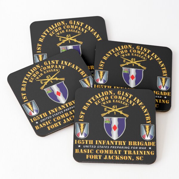 Item preview, Army -  E Co 1st Bn 61st Infantry (BCT) - 165th Inf Bde Ft Jackson SC designed and sold by Military Insignia Products.