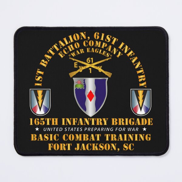 Item preview, Army -  E Co 1st Bn 61st Infantry (BCT) - 165th Inf Bde Ft Jackson SC designed and sold by Military Insignia Products.