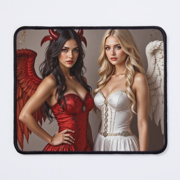 Item preview, Devil vs Angel designed and sold by ManicTiger.