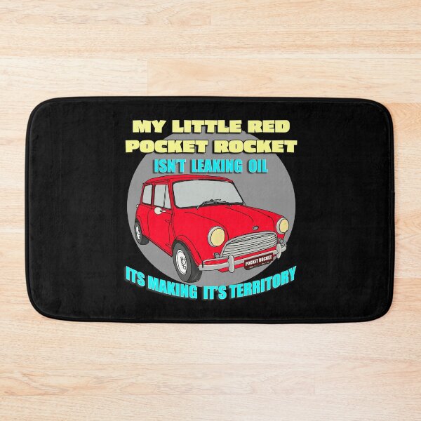 Item preview, My Little Red Pocket Rocket – Isn’t Leaking Oil, It’s Making Its Territory designed and sold by Michael van der Hoorn.