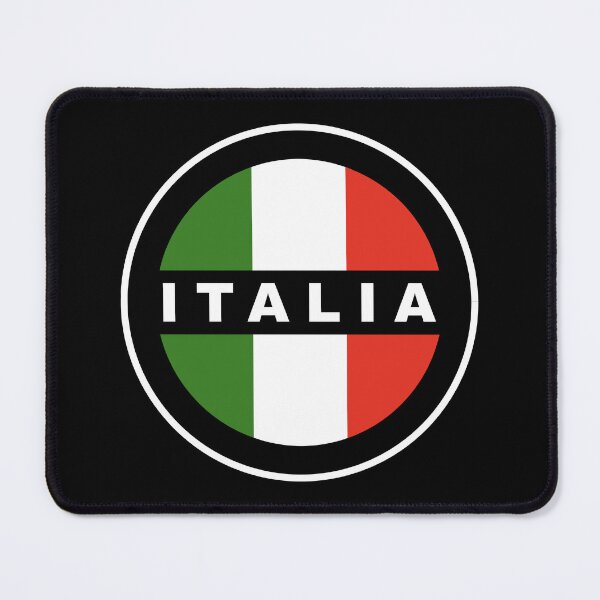 Item preview, Italian Colors - Circle Badge - Italia - White Edge designed and sold by Racing Stripes Only.