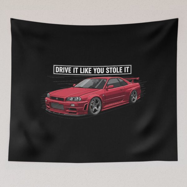 Item preview, Drive It Like You Stole It - Vintage Muscle Car Racing Graphic designed and sold by nhstaruna.