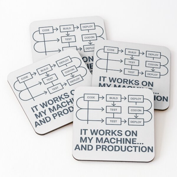 Item preview, It Works On My Machine… and Production – DevOps Design for Software Engineers designed and sold by Ani-24.