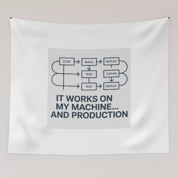 Item preview, It Works On My Machine… and Production – DevOps Design for Software Engineers designed and sold by Ani-24.