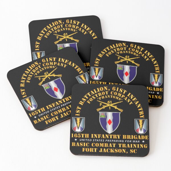 Item preview, Army -  F Co 1st Bn 61st Infantry (BCT) - 165th Inf Bde Ft Jackson SC designed and sold by Military Insignia Products.