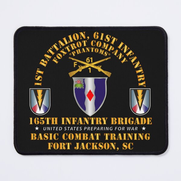 Item preview, Army - F Co 1st Bn 61st Infantry (BCT) - 165th Inf Bde Ft Jackson SC designed and sold by Military Insignia Products.