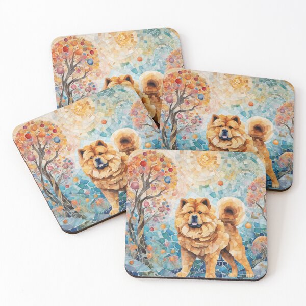 Item preview, Chow Chow in a Mosaic Fantasy designed and sold by Wags & Tails.