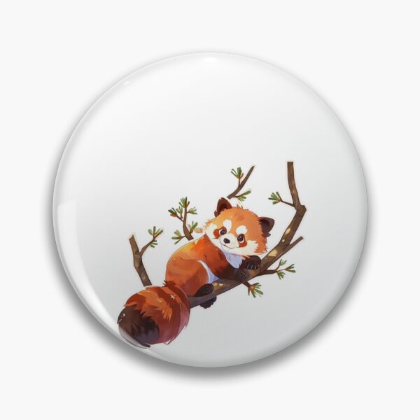 Item preview,  Adorable Kawaii Red Panda Sticker designed and sold by Wildtastic .