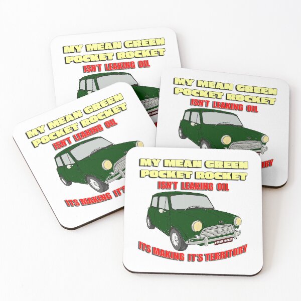 Item preview, My Mean Green Pocket Rocket – Isn’t Leaking Oil, It’s Making Its Territory designed and sold by Michael van der Hoorn.