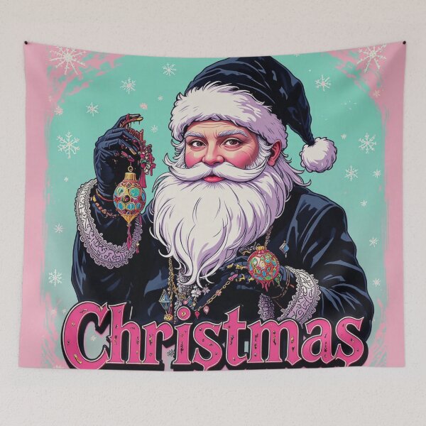 Item preview, Santa Claus with Festive Ornaments designed and sold by InezPhotography.