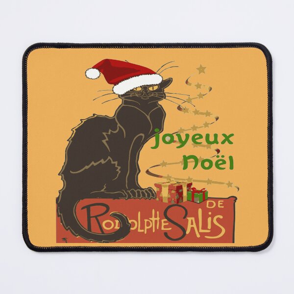 Item preview, Joyeux Noel Le Chat Noir Christmas Spoof designed and sold by taiche.