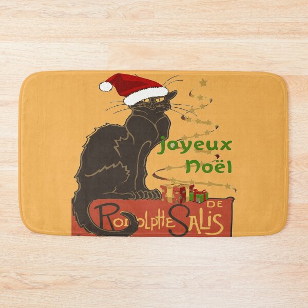 Item preview, Joyeux Noel Le Chat Noir Christmas Spoof designed and sold by taiche.