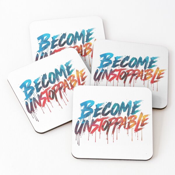 Item preview, Become Unstoppable – Motivational Quote for Strength and Success designed and sold by Ink-Lift Creations.