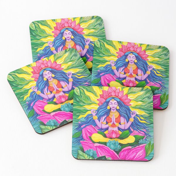 Item preview, Nature Lakshmi Painting designed and sold by shantilovesart.