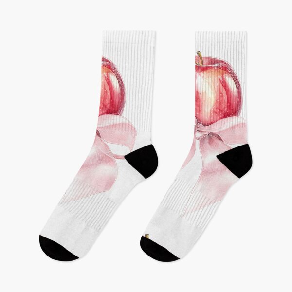 Item preview, Apple with a Pink Ribbon designed and sold by Grafititee.