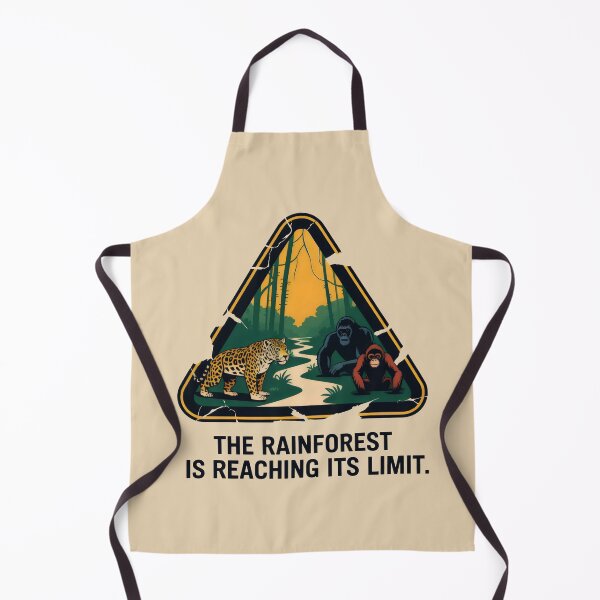 Item preview, Rainforest Limit Warning with Stylized Animal Icons designed and sold by SplashTastic.