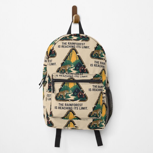 Item preview, Rainforest Limit Warning with Stylized Animal Icons designed and sold by SplashTastic.