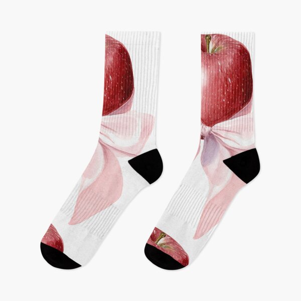 Item preview, Apple with a Pink Ribbon designed and sold by Grafititee.