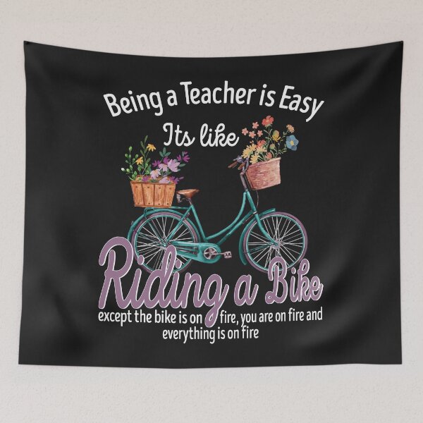 Item preview, Being a Teacher Is Easy – Funny Teacher Quote designed and sold by samah82.