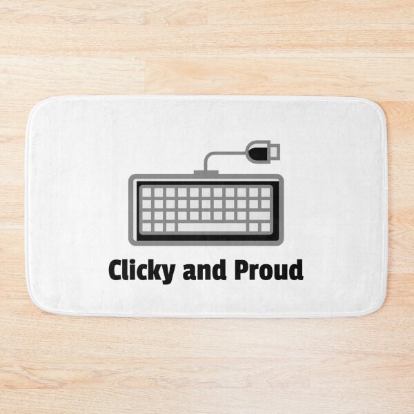 Item preview, Clicky and Proud – Mechanical Keyboard Design for Typing and Tech Enthusiasts designed and sold by Ani-24.