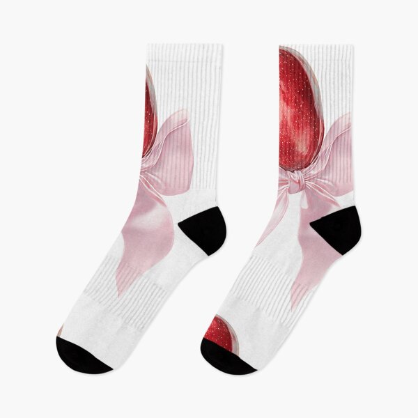 Item preview, Apple with a Pink Ribbon designed and sold by Grafititee.