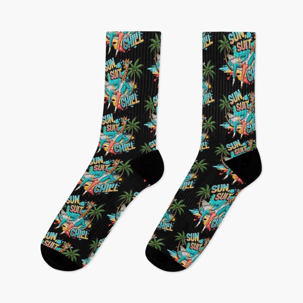 Item preview, Funny Chilling Giraffe Summer Vacation designed and sold by SholoStudio.