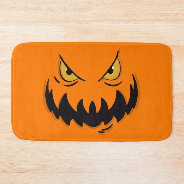 Item preview,  Carved evil grinning pumpkin face with Glowing Yellow Eyes designed and sold by TurtleDojo.