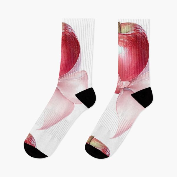 Item preview, Apple with a Pink Ribbon designed and sold by Grafititee.