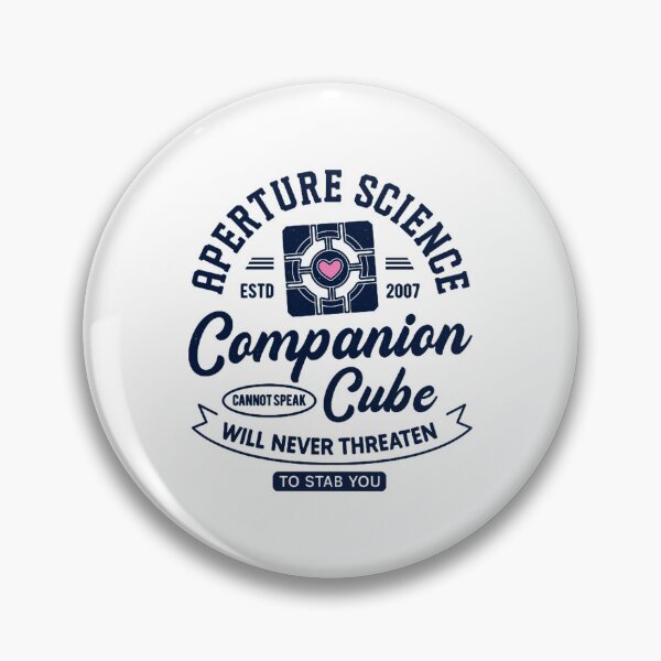 Artikelvorschau, Companion Cube Grunge Crest entworfen und verkauft von packagebulgaria.