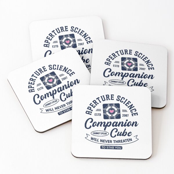 Item preview, Companion Cube Grunge Crest  designed and sold by packagebulgaria.