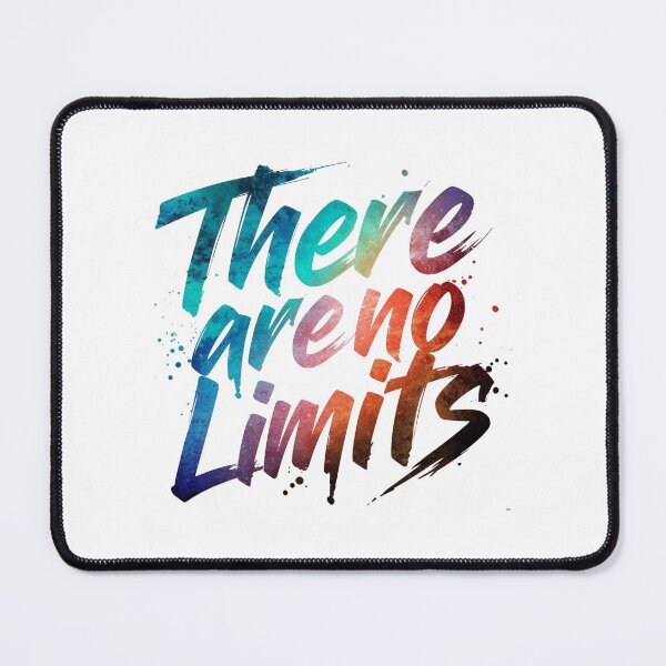 Item preview, There Are No Limits – Motivational Quote for Boundless Potential designed and sold by Ink-Lift Creations.