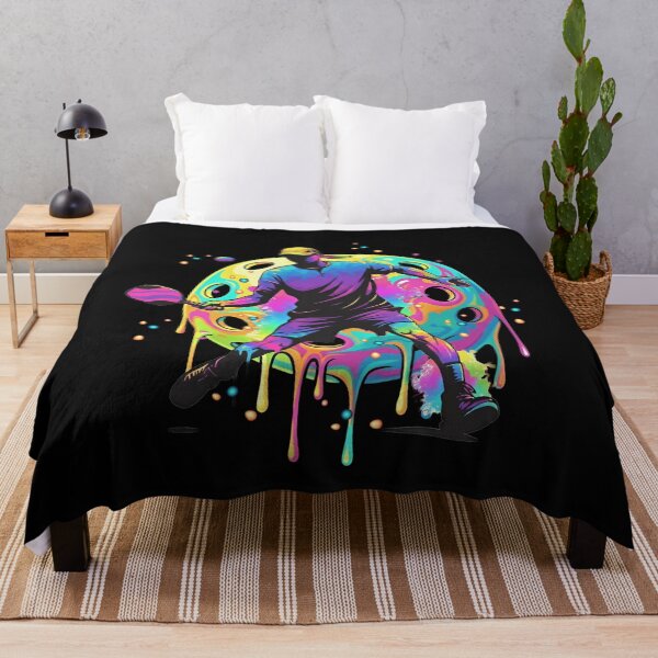 Item preview, Psychedelic Pickleball Player Splash Art designed and sold by LashondaGreen89.