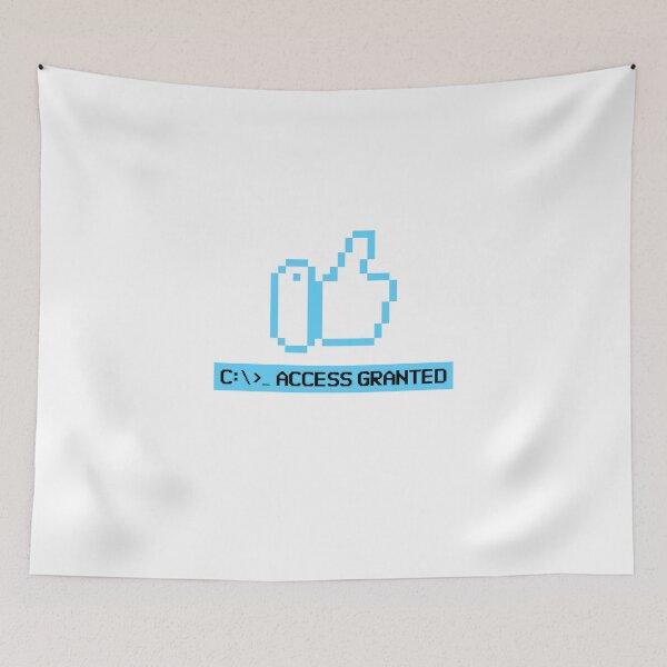 Item preview, C:>_ Access Granted – 8-Bit Thumbs Up Design for Hackers and Tech Enthusiasts designed and sold by Ani-24.