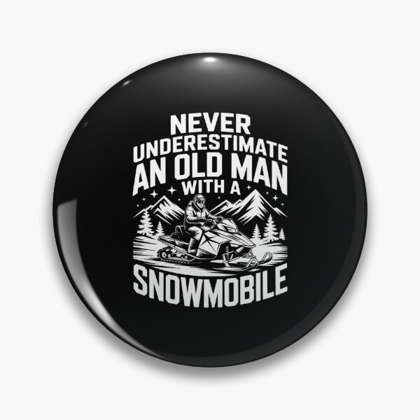 Item preview, Snowmobile Never Underestimate An Oldman Winter Sports designed and sold by WalshDrawnLaugh.