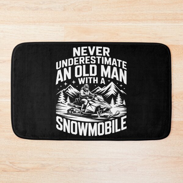 Item preview, Snowmobile Never Underestimate An Oldman Winter Sports designed and sold by WalshDrawnLaugh.