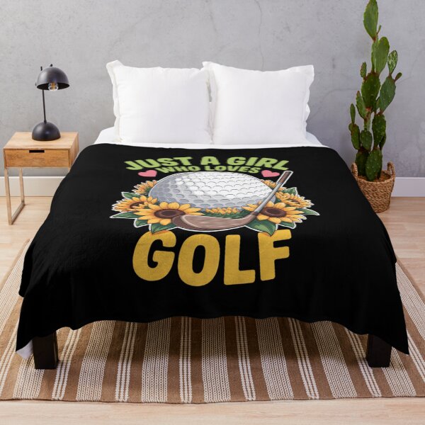 Item preview, Just A Girl Who Loves Golf Sunflowers Golf Tools Player designed and sold by VENOM0RIOT.